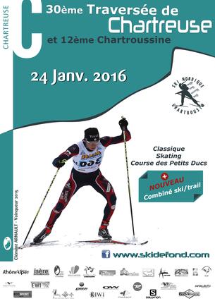 Affiche Traversée de Chartreuse 2016 - 23/24 janvier 2016