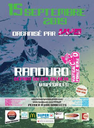 Affiche Randuro Forez Vertical Bike - 15 septembre 2019