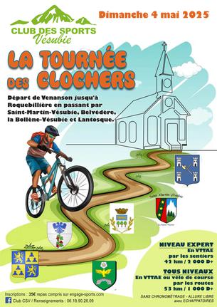 Affiche La tournée des Clochers - 4 Mai