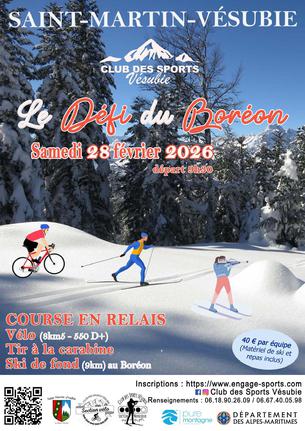 Affiche Défi du Boréon - 28 février