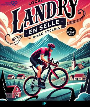 Affiche LANDRY EN SELLE - 14 juillet