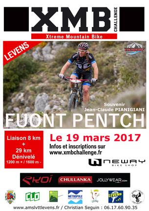 Affiche La Fuont Pentch - XM de Levens - 19 mars 2017