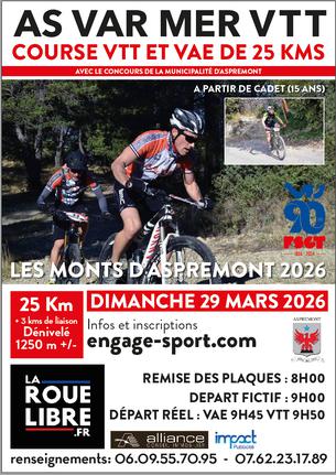 Affiche LES MONTS D ASPREMONT 2026 - 29 mars