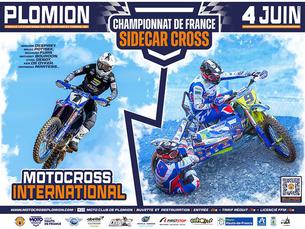 Affiche Course INTER + Championnat de France SIDECAR INTER - 4 June