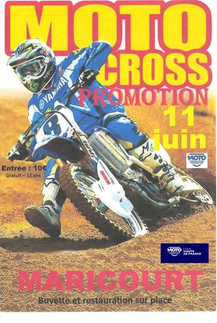 Affiche Motocross Promotions HDF - 11 juin 2023