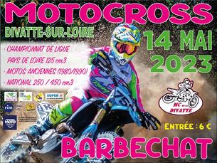 Affiche Motocross de la DIVATTE (Barbechat) - 14 Mai 2023