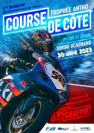 Affiche #1 Chpt de Corse de la Montagne - 3ème CC de Sorbo Ocagnano - Trophée Antho - 30 April 2023