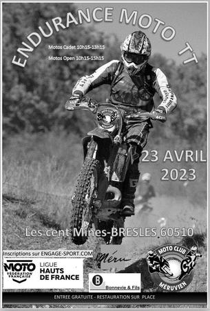 Affiche Endurance TT - 23 avril 2023