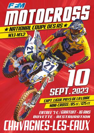Affiche Motocross coupe des AS - 10 septembre 2023