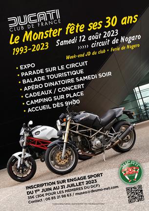 Affiche Le Monster fête ses 30 ans !!! - 12 August 2023