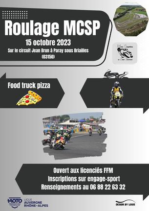 Affiche Circuit Jean Brun (Paray sous Briailles) - 15 octobre 2023