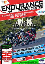 Affiche Endurance 4h Power25 RED» championnat de Provence Trophée : Jean Luc Douane Chazelle - 7 avril