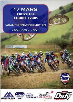 Affiche Motocross Promotions HDF - 17 mars