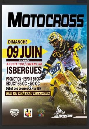 Affiche Motocross Promotions HDF - 9 juin