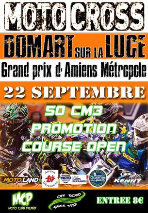 Affiche Motocross Promotions HDF - 22 septembre