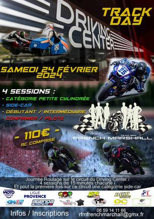 Affiche Track Day Driving Center 24 Février 2024 - 24 février 2024