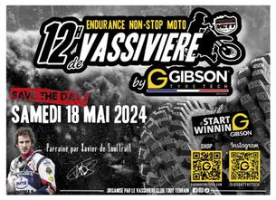 Affiche Les 12 heures" NON STOP "de Vassivière by Gibson - 18 Mai