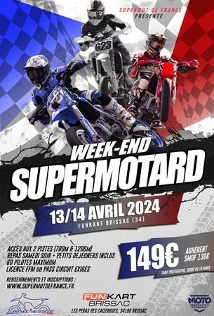 Affiche WE SUPERMOT DE FRANCE - 13/14 avril