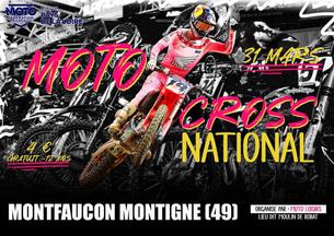 Affiche Motocross de SEVREMOINE (49) - National hors championnat - 31 mars