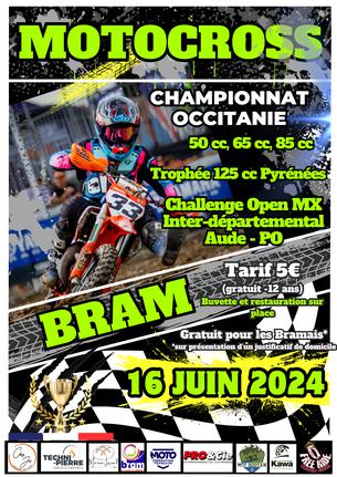 Affiche Challenge Open MX Aude - PO - 16 juin