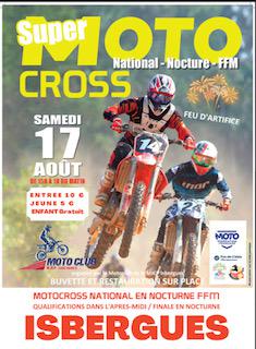 Affiche Motocross Nocturne - 17 août