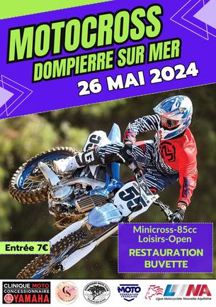 Affiche Motocross de Dompierre - 26 Mai