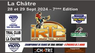 Affiche 7ème édition Indre Retro Trial Classic - 28/29 septembre