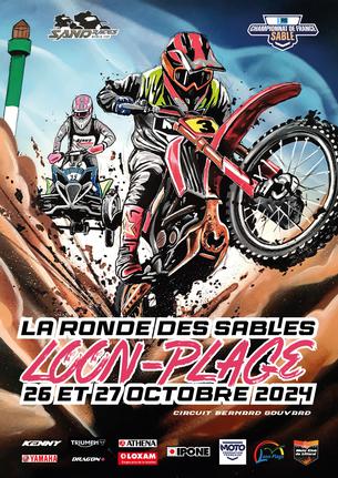 Affiche Loon-Plage - La Ronde des Sables - 2ème épreuve du CFS 3AS Racing 2024/2025 - 26/27 octobre