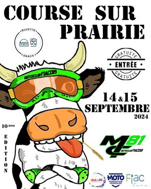 Affiche Course sur Prairie Fiac LJA/Coupe club - 14 septembre