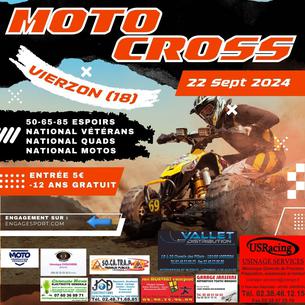 Affiche Motocross VIERZON - 22 septembre