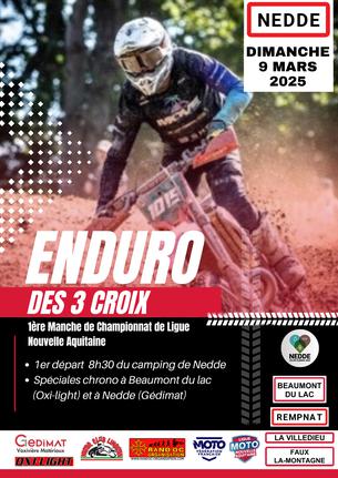 Affiche Enduro - Nedde (87) - 9 mars