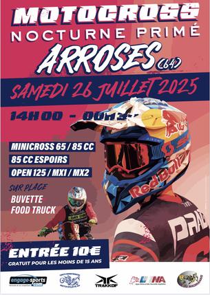Affiche Arroses / Nocturne - 26 juillet