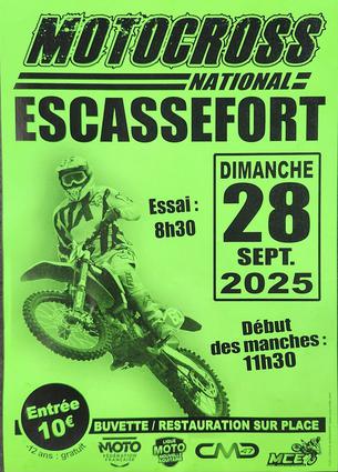 Affiche Escassefort - 28 septembre