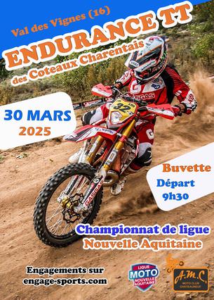 Affiche Endurance TT - Chateauneuf sur Charente (16) - 30 mars