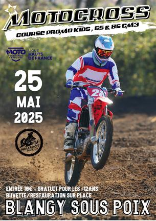 Affiche Motocross Promotions HDF - 25 Mai