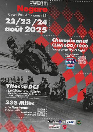 Affiche 4ème Giostra Diavolista Ducati Club de France® - 22/24 août