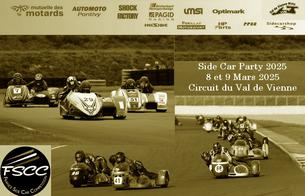 Affiche SIDE CAR PARTY 2025 - 8/9 mars