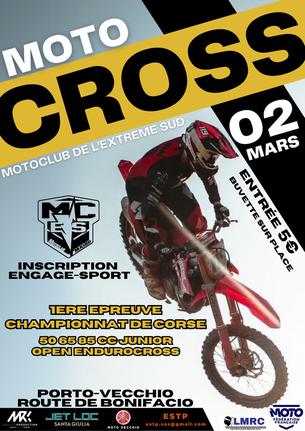 Affiche Motocross de l'Extreme Sud - 2 mars