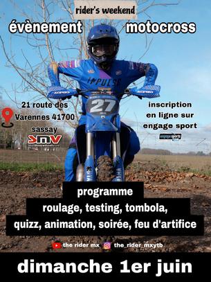 Affiche Rider's Weekend - 1 juin