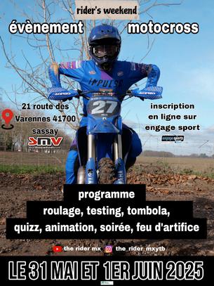 Affiche Rider's Weekend - 31 mai/1 jui