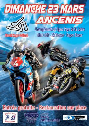 Affiche Compétition SUPER RACER - 23 mars