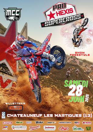 Affiche Supercross Pro Hexis Chateauneuf - 28 juin