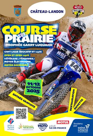 Affiche Course sur prairie Château Landon TROPHÉE GARRY LUQUAND - 11/12 octobre
