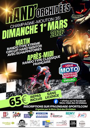 Affiche La Rand'Orchidées - 1 mars 2026