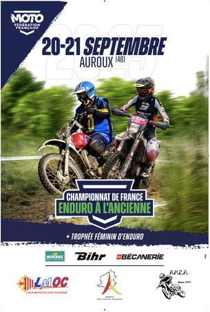 Affiche Enduro Familly Auroux - 20/21 septembre