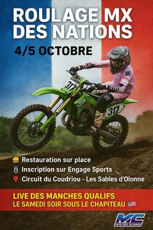 Affiche Roulage Spécial "MX des Nations" - 4/5 octobre