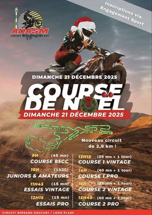 Affiche Course de Noel - 21 décembre