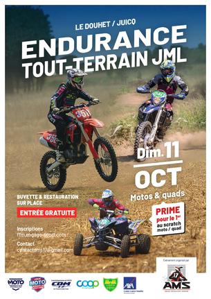 Affiche Endurance TT - Le Douhet (17) - 11 octobre