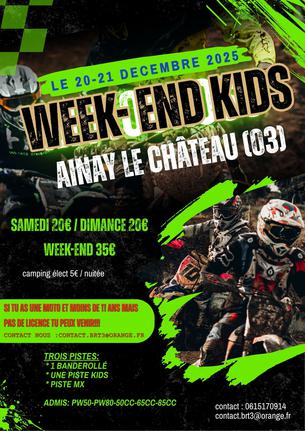 Affiche Week-end kids - 20/21 décembre