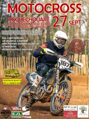 Affiche Motocross Rochechouart - 27 septembre